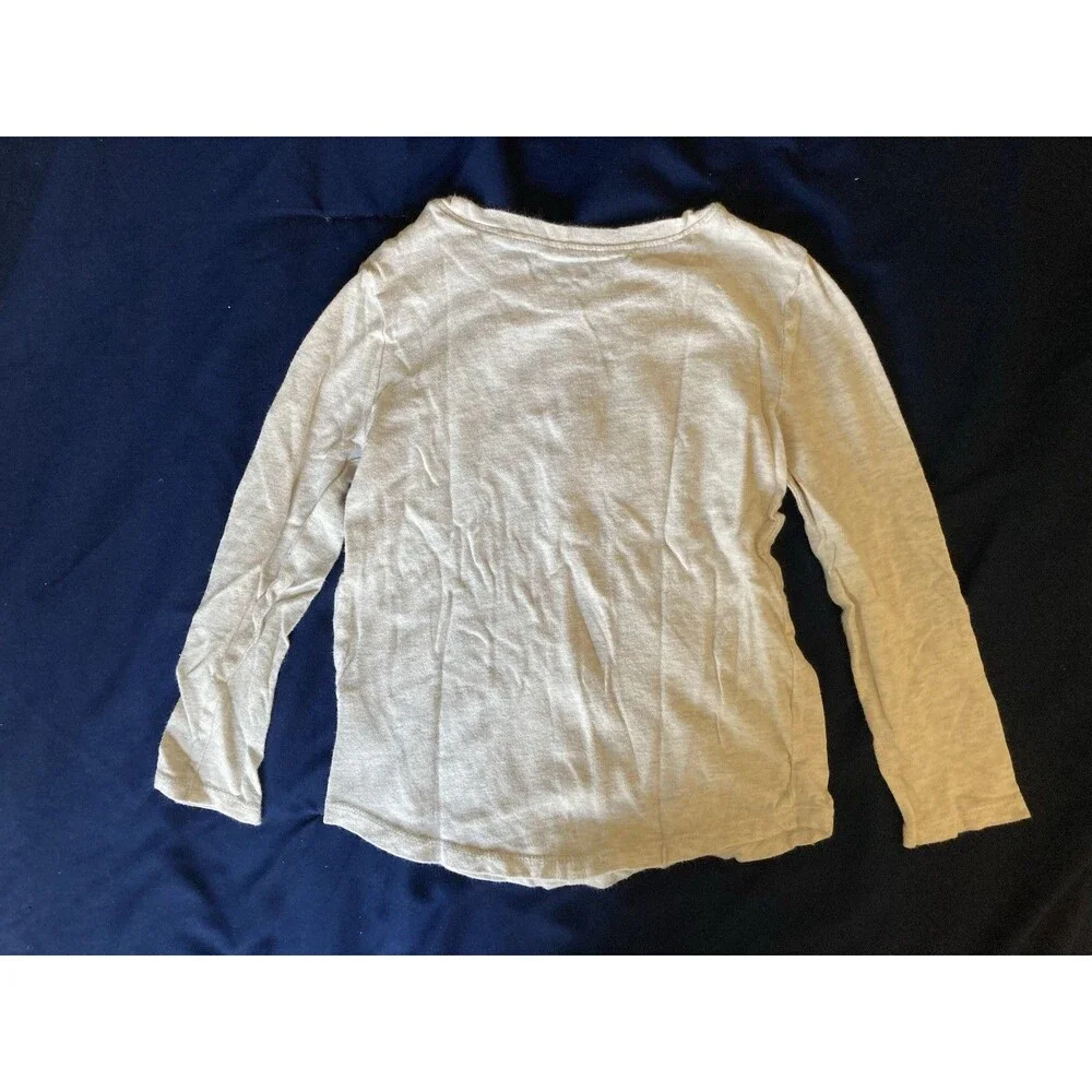 4T Old Navy girl clothes - one piece long sleeved shirt | deer & song theme